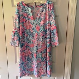 EUC Lilly Pulitzer “Tosha” dress size Large great early Maternity dress!
